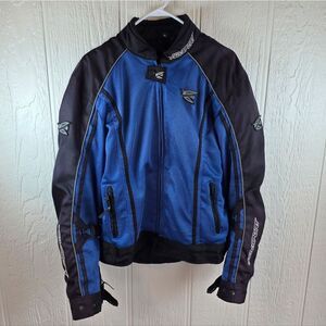 Men's AGVSPORT Blue and Black Performance Jacket, Size XL